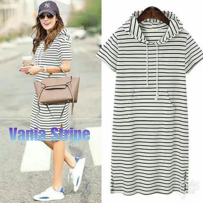 Diskon Baju Atasan Wanita Midi Dress Vania Dres Jumbo Takiss Lexoir Terbaru