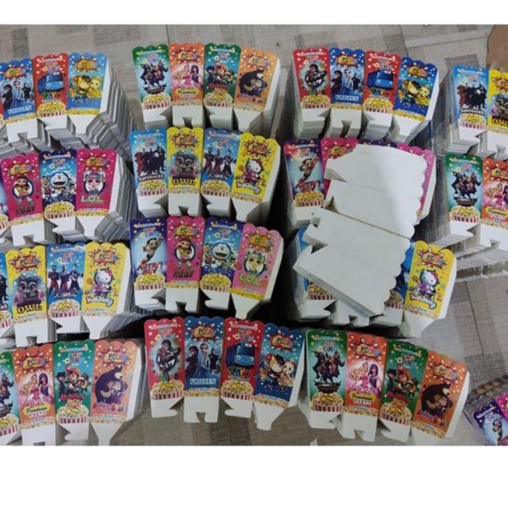 

((TERMURAH!!)) KERTAS/KOTAK POPCORN UKURAN 9 × 5 ISI 100 LEMBAR, TERBARU! TERMURAH! TERLARIS!