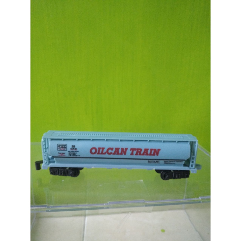 Accessories Railking Gerbong minyak biru kereta api railking original