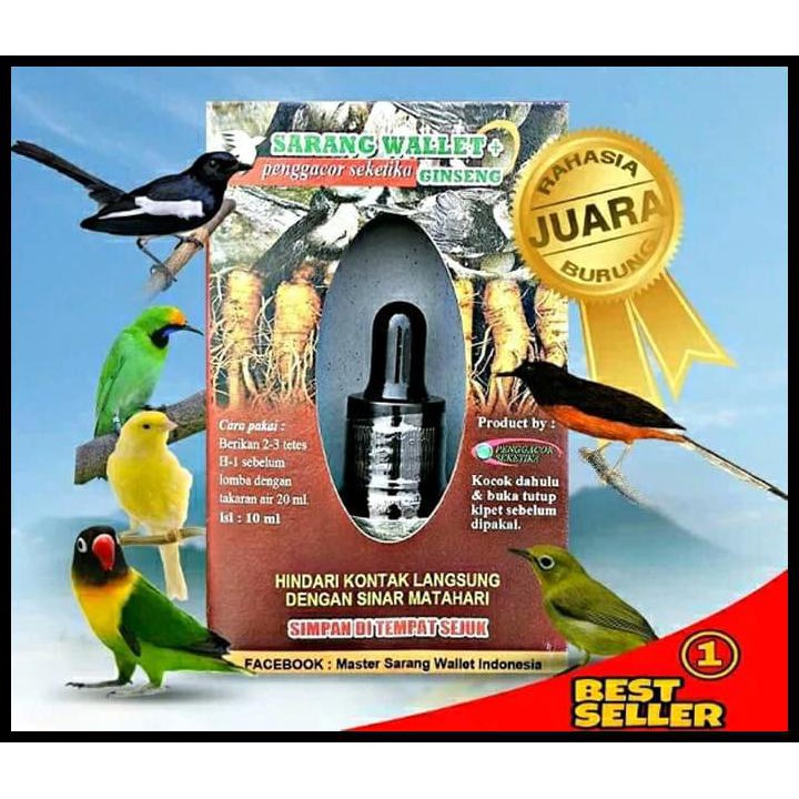 Murah Meriah Sarang Walet Vitamin Burung Kicau Penggacor Seketika