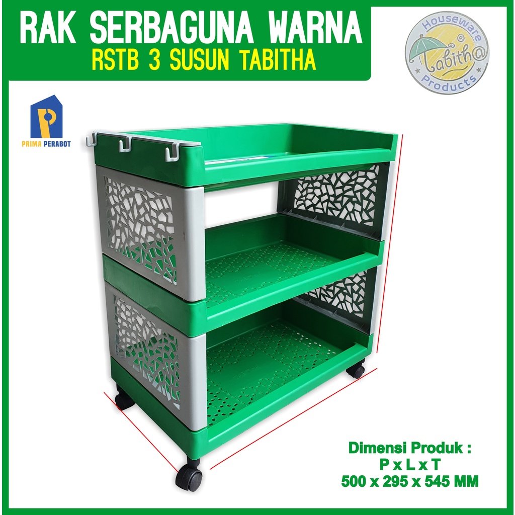 Rak Serbaguna Susun 3 Warna RSTB Tabitha