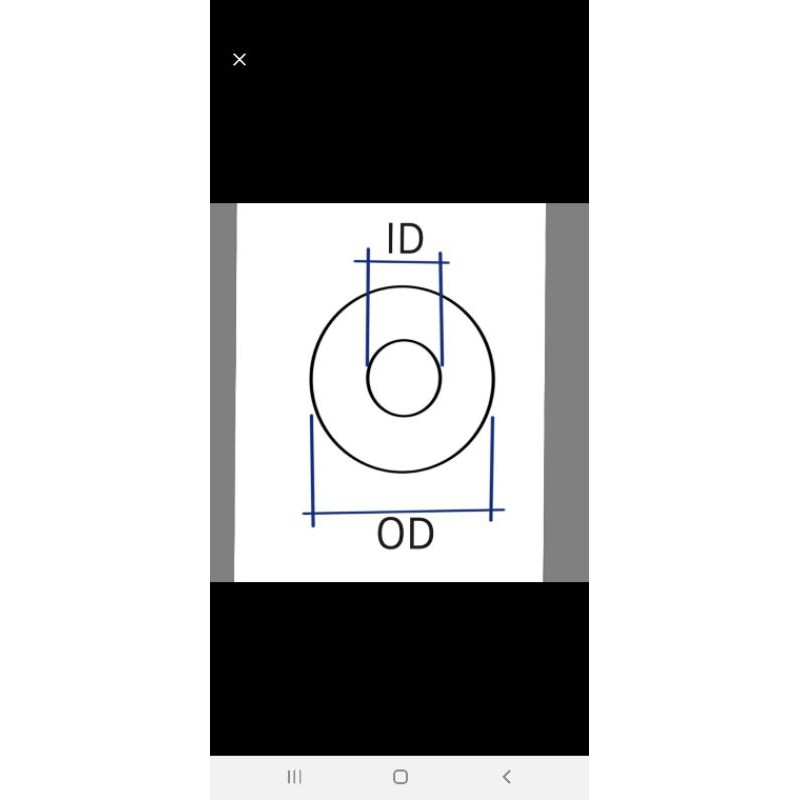 

Besi plat bulat 2mm OD 100 ID 19