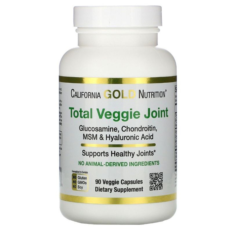 California gold total veggie joint glucosamine vegetarian isi 90 caps