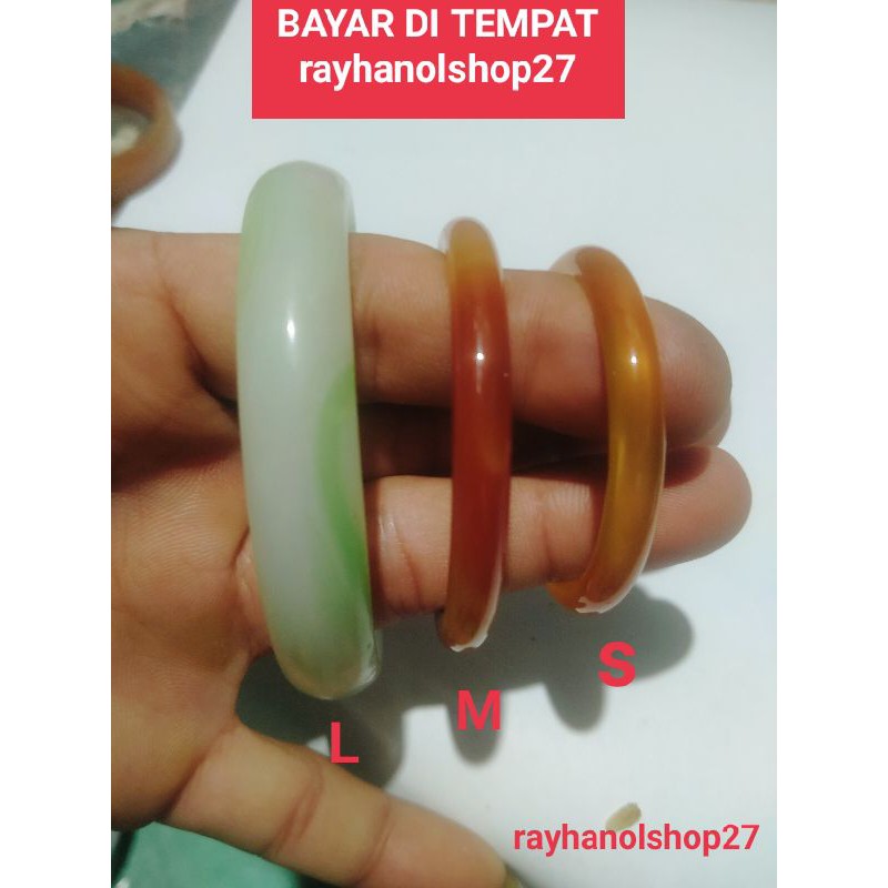 R-O 27 Gelang tangan Giok anak anak Usia 1-11 thn