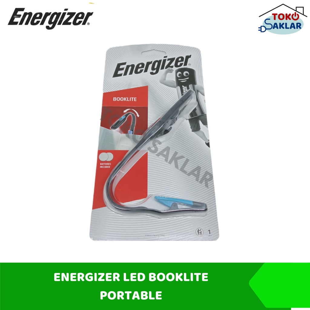 Energizer Led Booklite | Lampu Baca Portable | Lampu Baca Buku Jepit