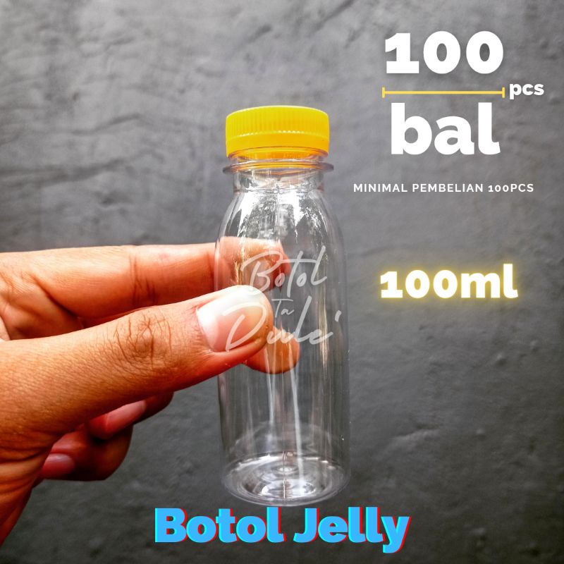 Botol Plastik Jelly 100ml / Botol Jelly 100ml / Botol Plastik 100ml / Botol Zam Zam 100ml / Jelly 10
