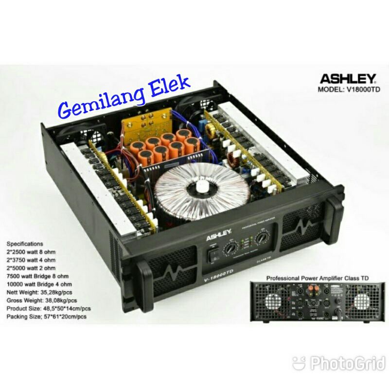 POWER ASHLEY V 18000TD/ V18000TD ORIGINAL