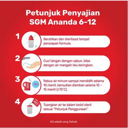 Susu Formula Bayi SGM Ananda 2 6-12 Bulan 400 gr