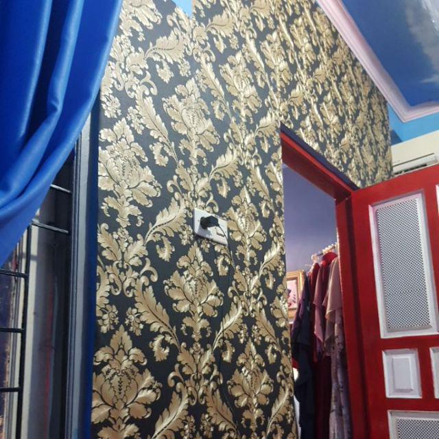 Wallpaper Vinyl Bertekstur, Timbul Dan Tebal - C237