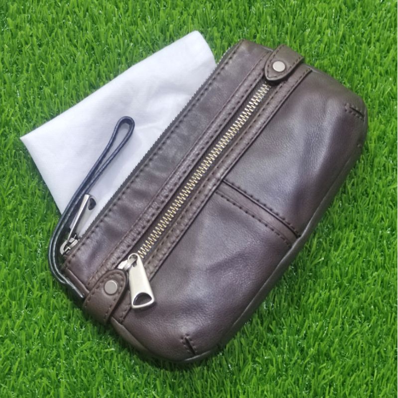 Dompet Fossil Fifty Four Fiftyfour Amanda Clutch Wrislet Wristlet Espresso Preloved 54