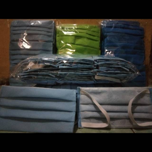 

MASKER MULUT KAIN PER LUSIN BAHAN SPUNBOND 2 PLY 2 LAPIS