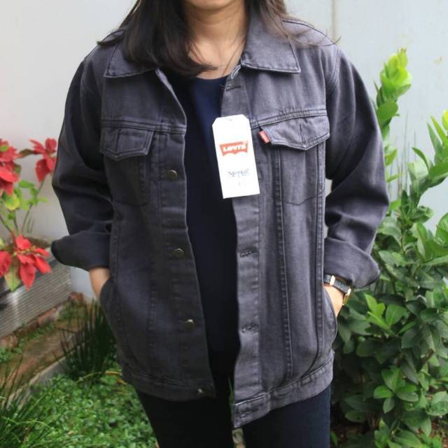 JAKET JEANS PRIA COKLAT MUDA / JAKET IJO ARMY / JAKET MARRON