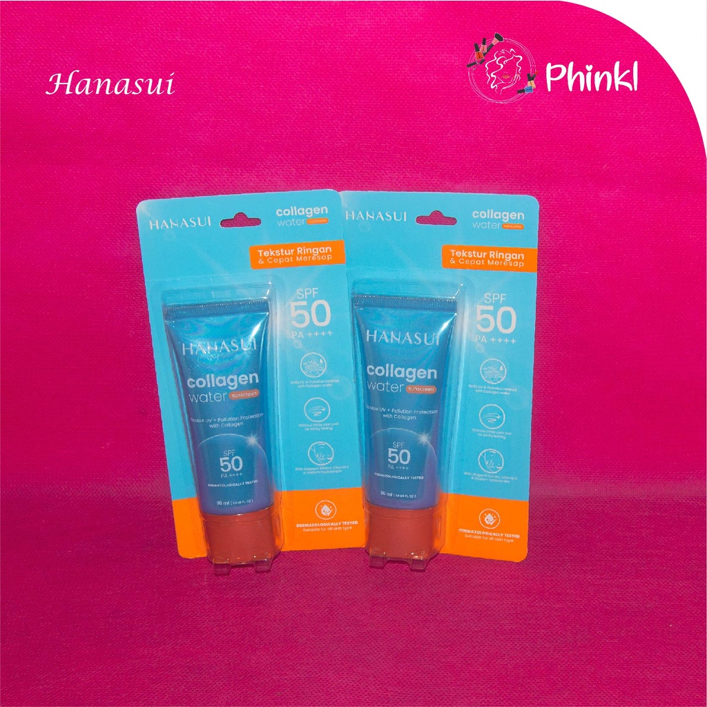 `ღ´ PHINKL `ღ´ Hanasui sunscreen sunblock gel untuk terhindar sinar UV SPF 50 tekstur ringan mudah meresap