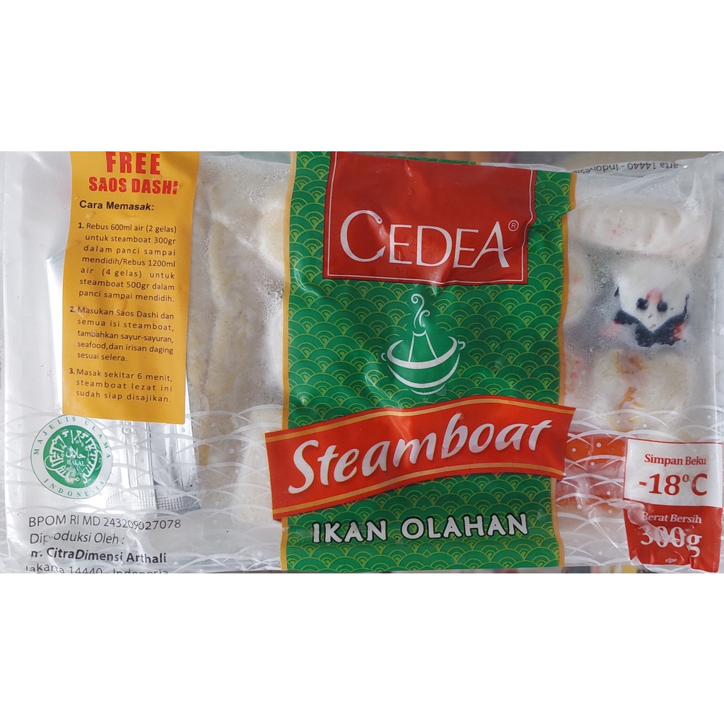 

CEDEA STEAMBOAT IKAN OLAHAN 300g