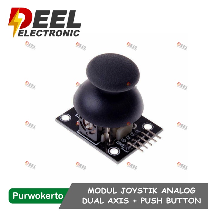 MODUL JOYSTIK ANALOG KY-023 DUAL AXIS XY WITH PUSH BUTTON FOR ARDUINO