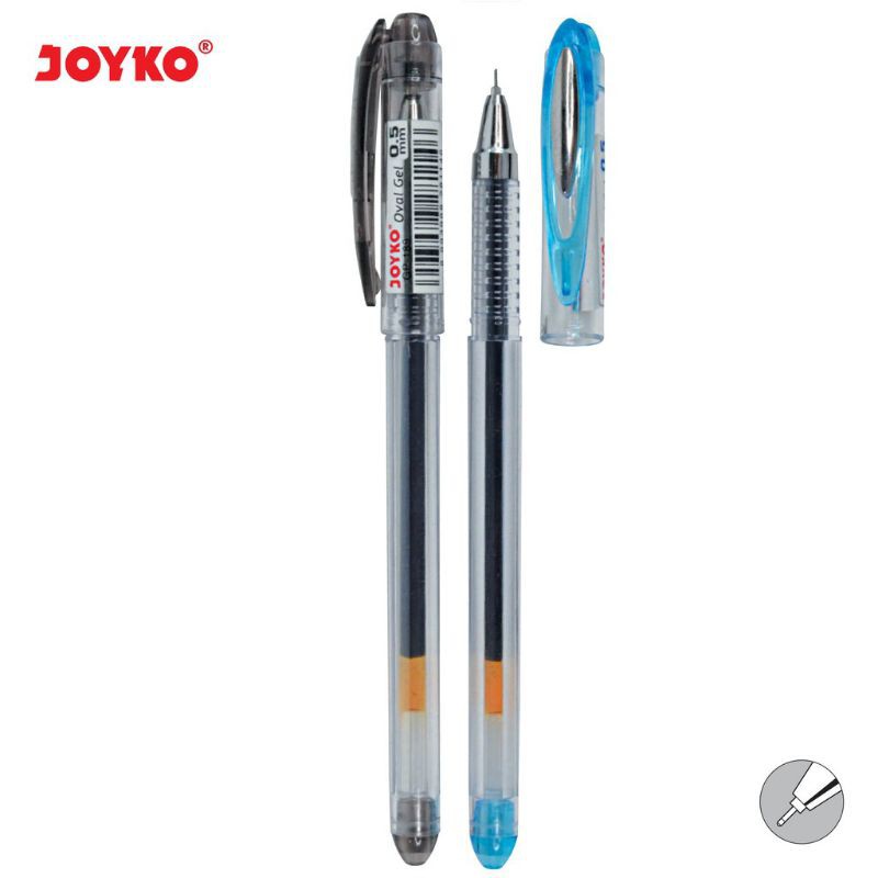 

Pulpen Joyko Oval Gel 0.5mm Biru