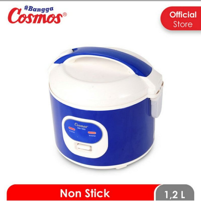 Rice Cooker 1,2 Liter Cosmos CRJ 1803 Magic Com Cosmos 1803 Rice Cooker Kecil Cosmos