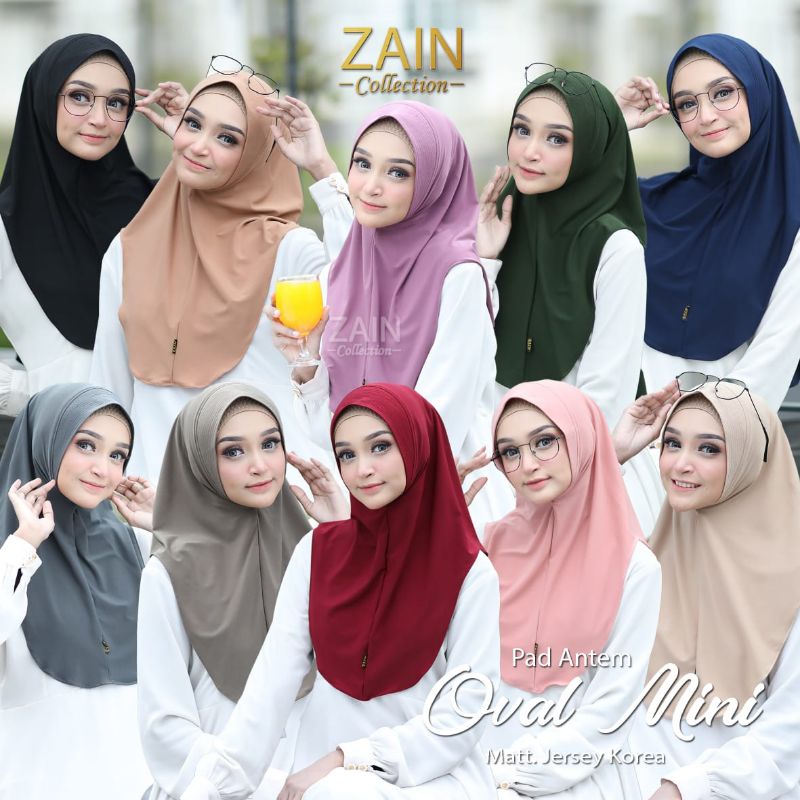 Jilbab instan OVAL MINI Original ZAIN Collection