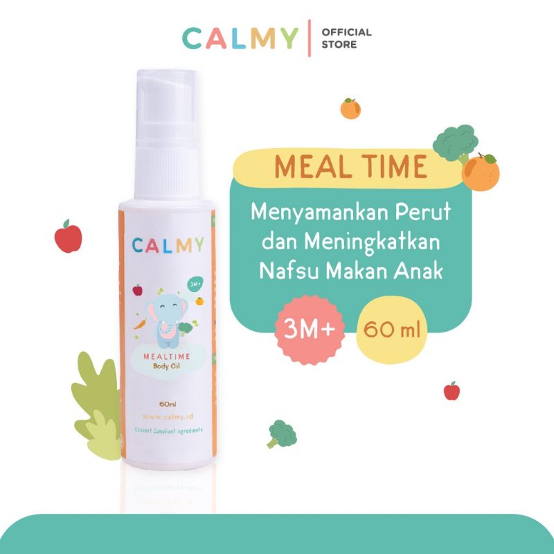 Calmy Mealtime - Minyak Balur Premium Untuk Membantu Menambah Nafsu Makan Anak dan Menyamankan Perut, Solusi Tanpa Obat