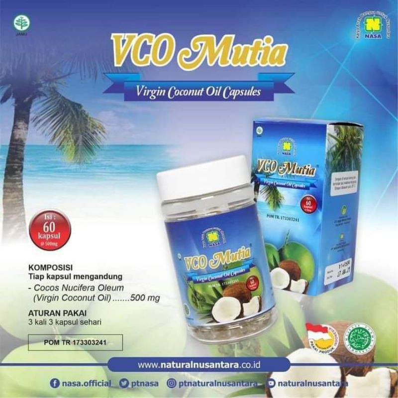 

VCO Mutia Nasa / Virgin Coconut Oil Mutia Nasa