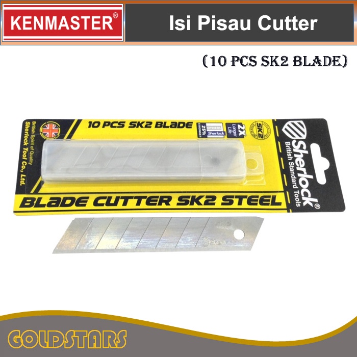 Isi Pisau Cutter Kater Original Sherlock Cutter (SK2 Blade)