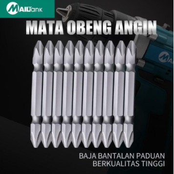 SET MESIN BOR LISTRIK 10MM DAN MATA BOR ANGIN Screw Driver Bits - ELECTRIC DRILL SET MAILTANK SH 30