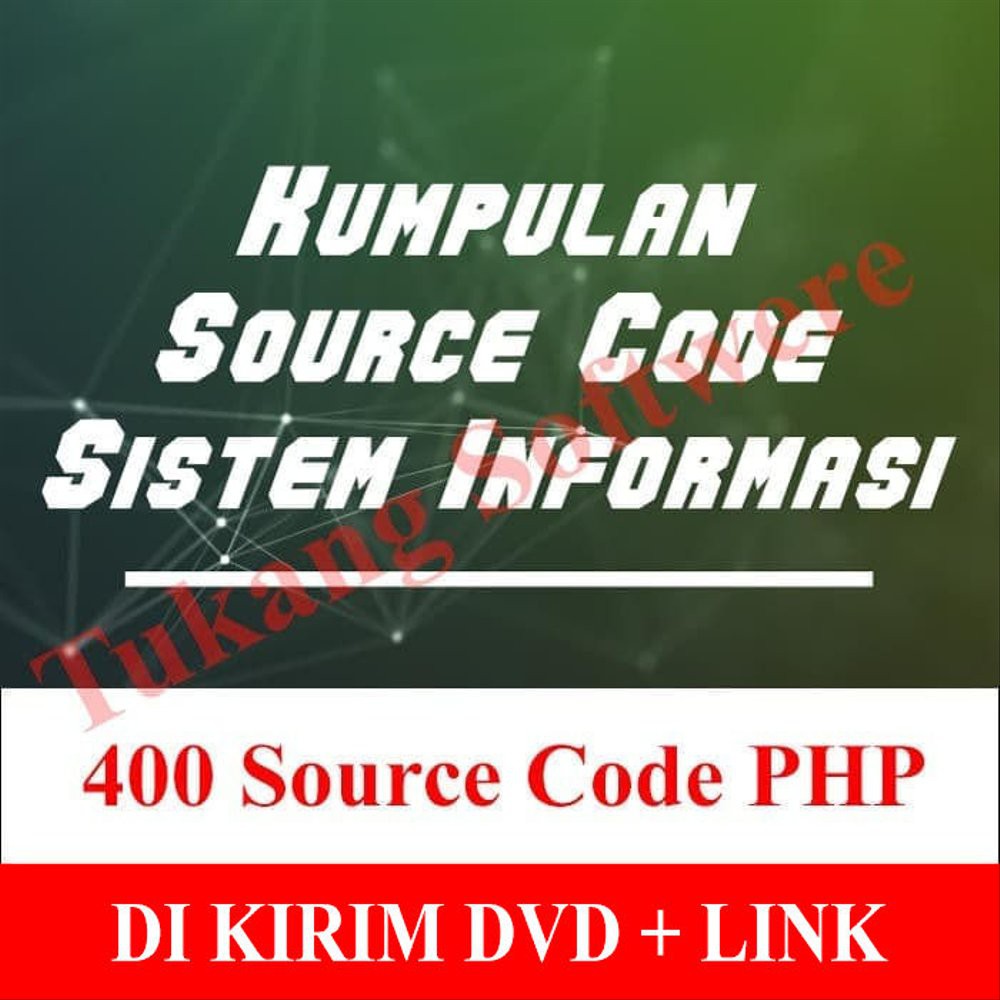 Source Code Software Aplikasi Sistem Informasi PHP