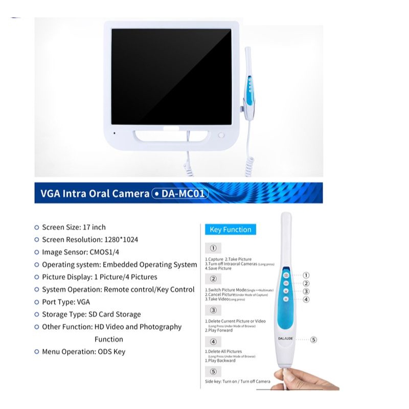 Dental IntraOral Camera Intra oral Kamera Plus Bracket monitor