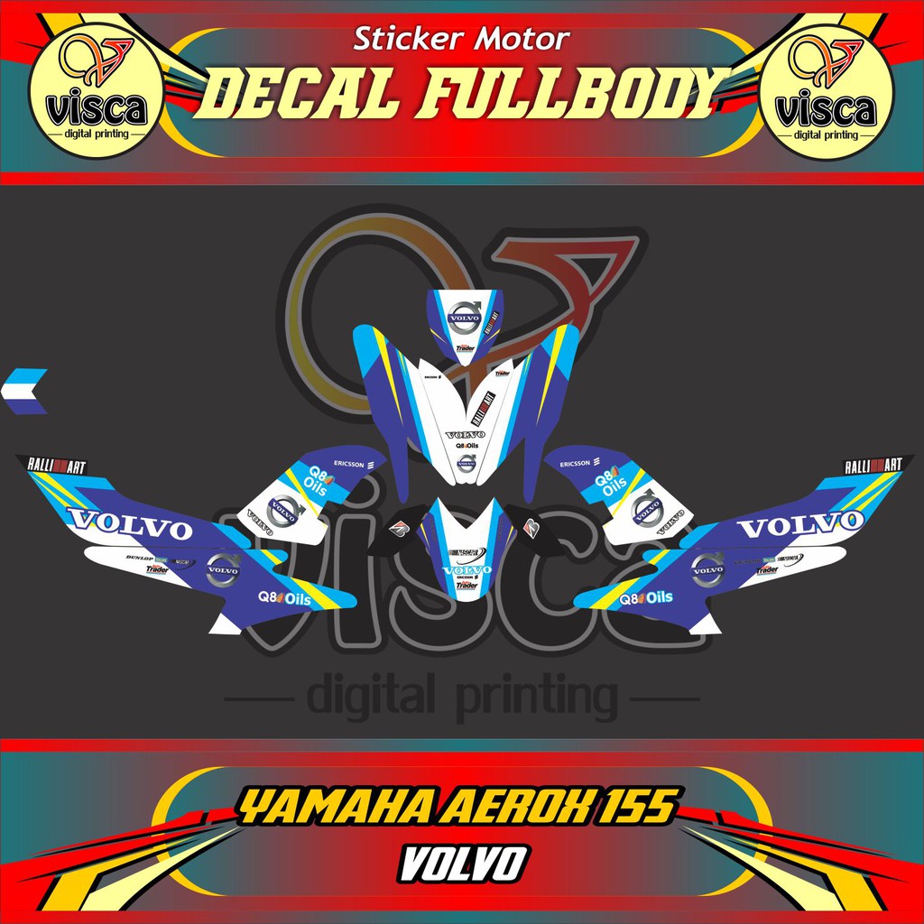 Stiker Aerox 155 Decal Motor Full Body Aerox 155