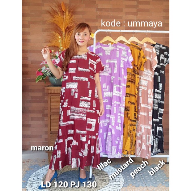 PROMO!!! DASTER MODEL HABEL BUSUI PANJANG SEMATA KAKI SIZE STADART DAN JUMBO