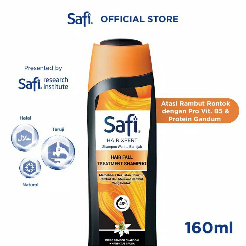 [160ml] Safi Hair Xpert Shampoo Wanita Berhijab | Shampo