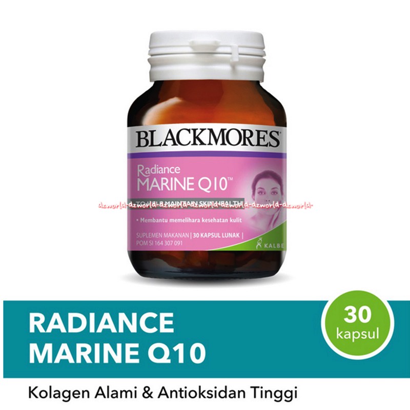 Blackmores Radiance Marine Q10 30 Kapsul Suplemen Mengurangi Kerutan