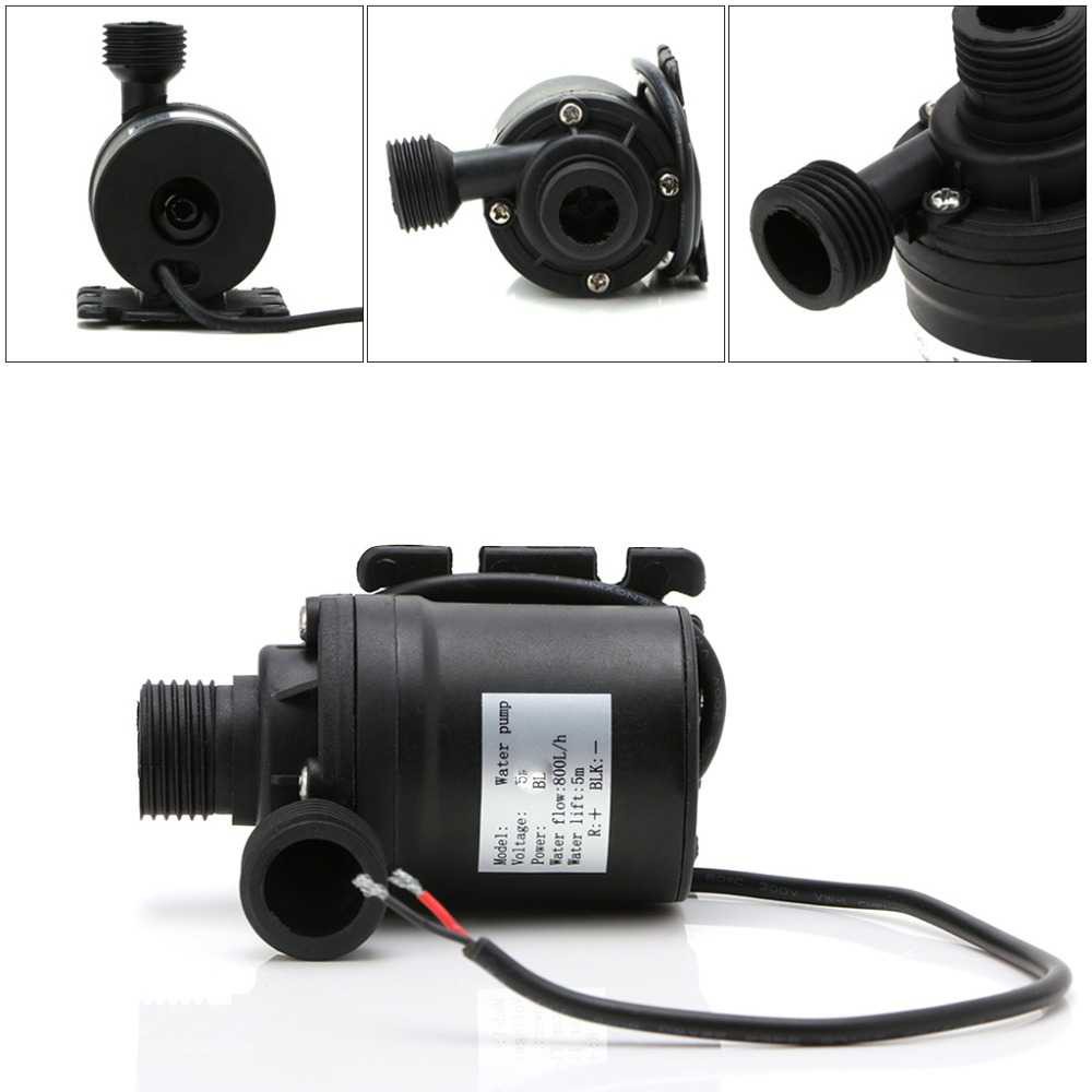 Pompa Air Celup Mini Aquarium Dc 12 V Submersible Pump DC 12V FL 800 hidroponik pompa aquarium
