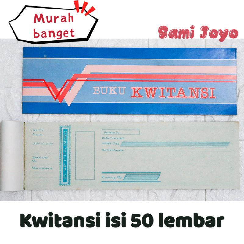 

buku kwitansi 50 lembar