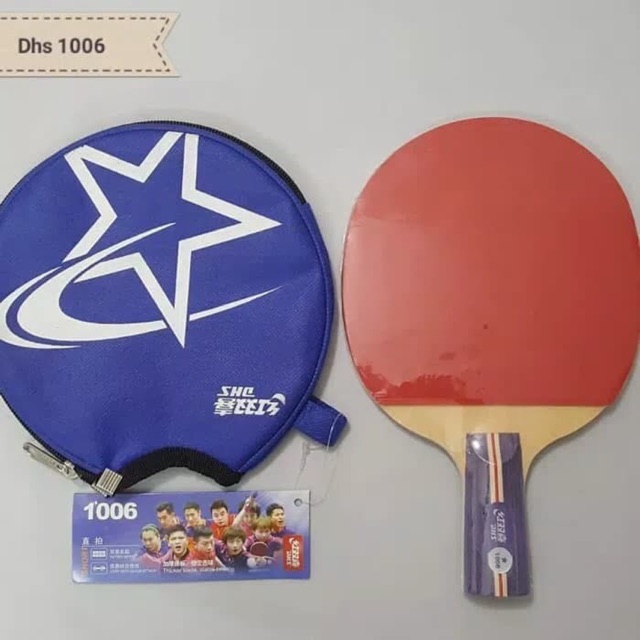 ORIGINAL DHS 1006 Pen Holder Bet Pingpong Bat Tenis Meja