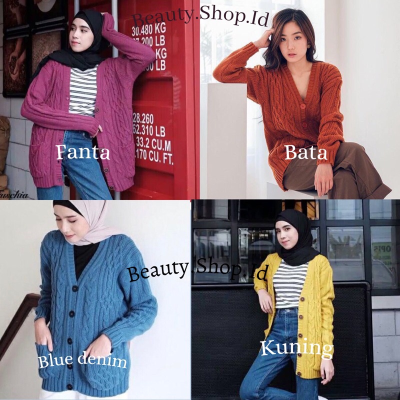 Senja Cardigan Knit Premium | Kardigan Rajut Premium A5