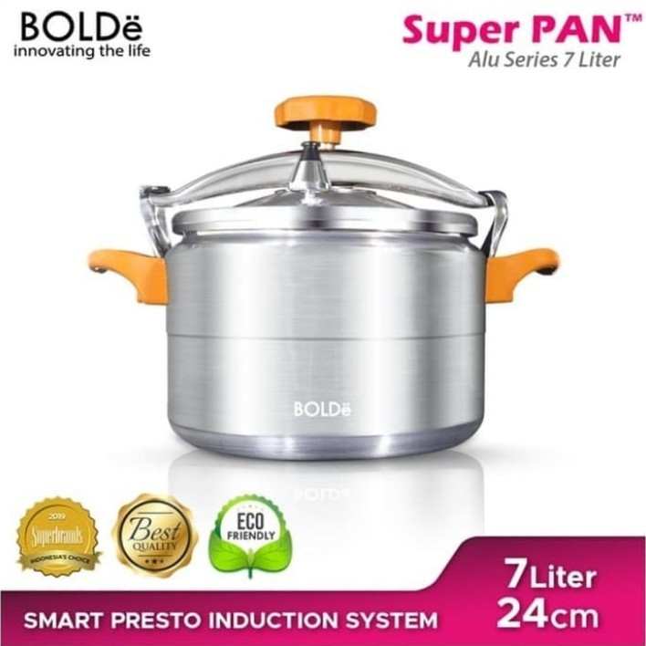 BOLDE Panci Presto - Super Pan Aluminium Presto 7 Liter