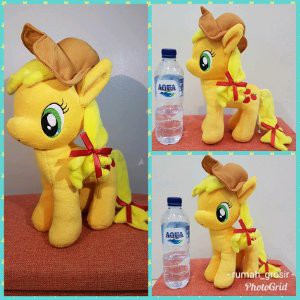 Boneka Pony Apple Jack Poni topi ukuran kecil Murah