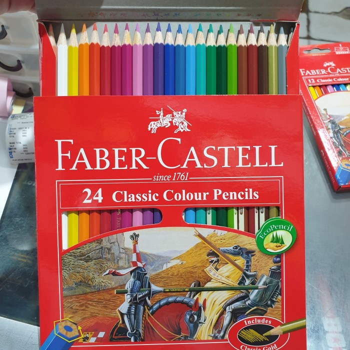 

(BISA COD) Pensil warna FaberCastell 24 w Classic