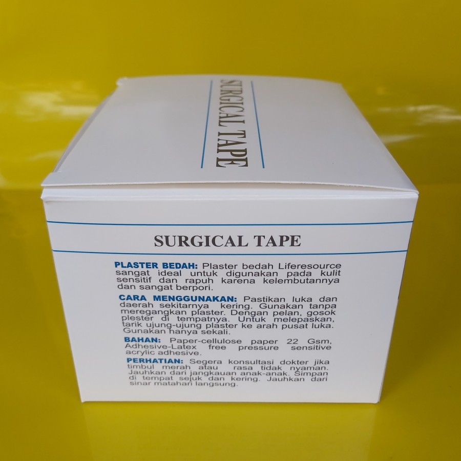 Surgical Tape 1 in 1 inci. Plester Putih Seperti Micropore 1 inch 1 ''. Microporous 2,5cm / 2,5 cm