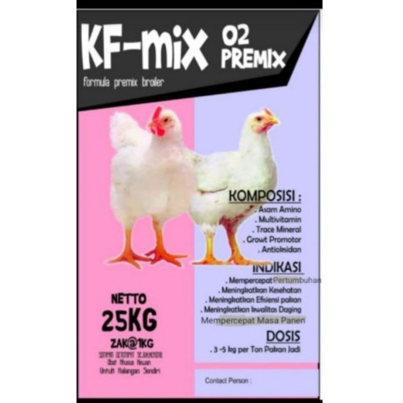 

Premix pedaging untuk ayam broiler Joper Bebek AKA kemasan isi 10kg