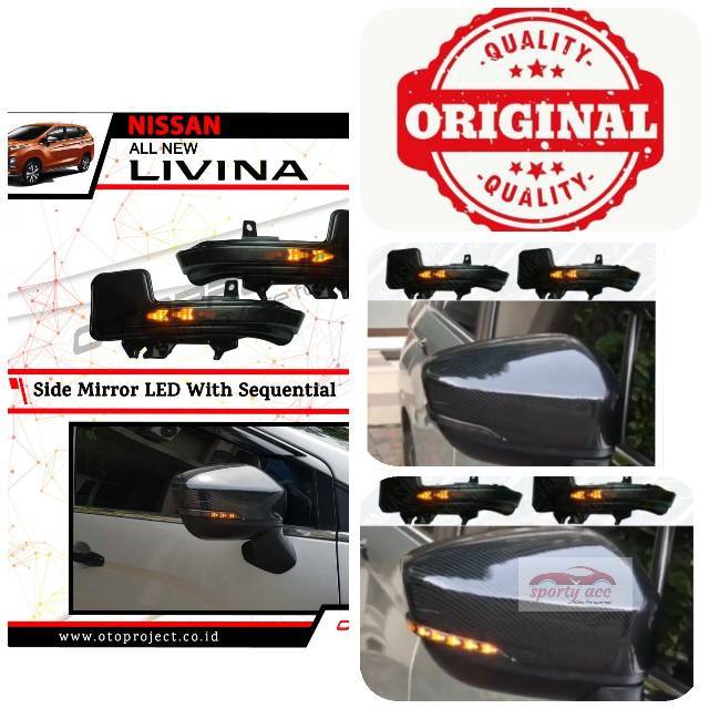 Lampu sein spion Running LED Allnew Livina 2019