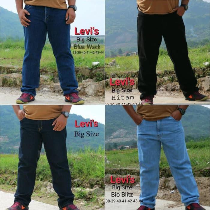 Celana Jeans Pria Levis BIG SIZE Ukuran Besar Jumbo Denim Pants