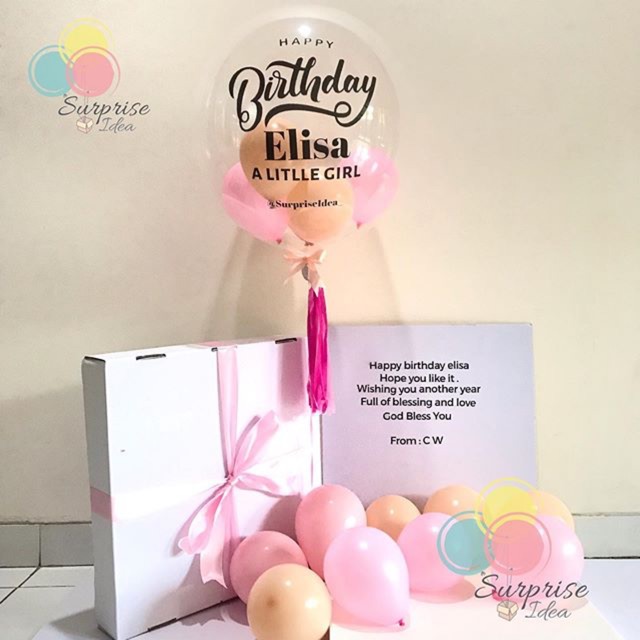 Surprising box/ box surprise/ balon box /balloon in box / kotak balon