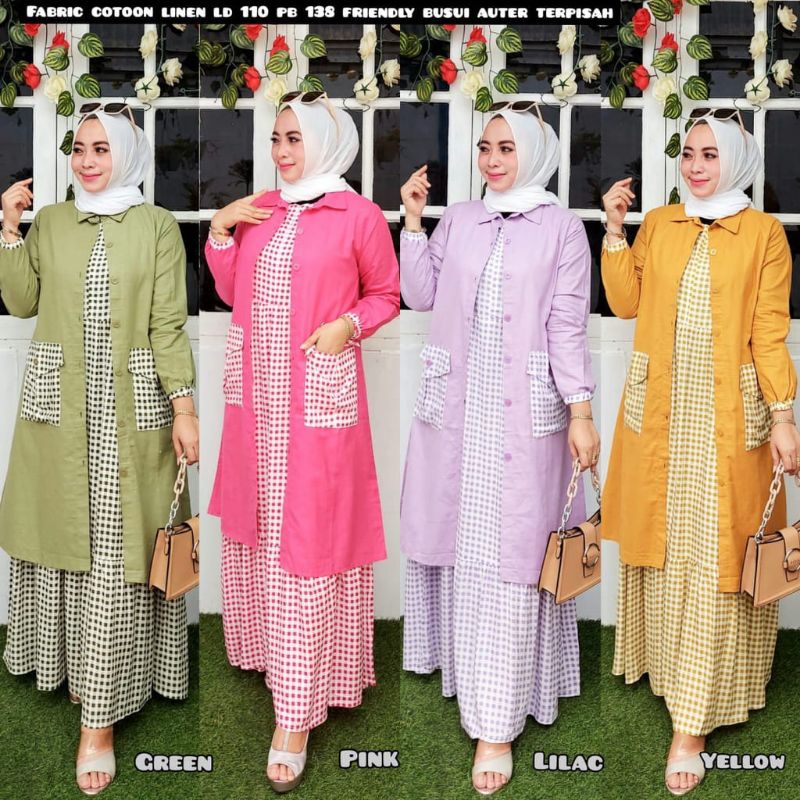 Gamis Rompi/ Outer Pisah