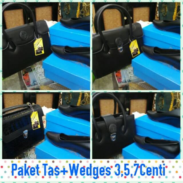 Paket Tas PSK Dop+Wedges Persit/Bhayangkari
