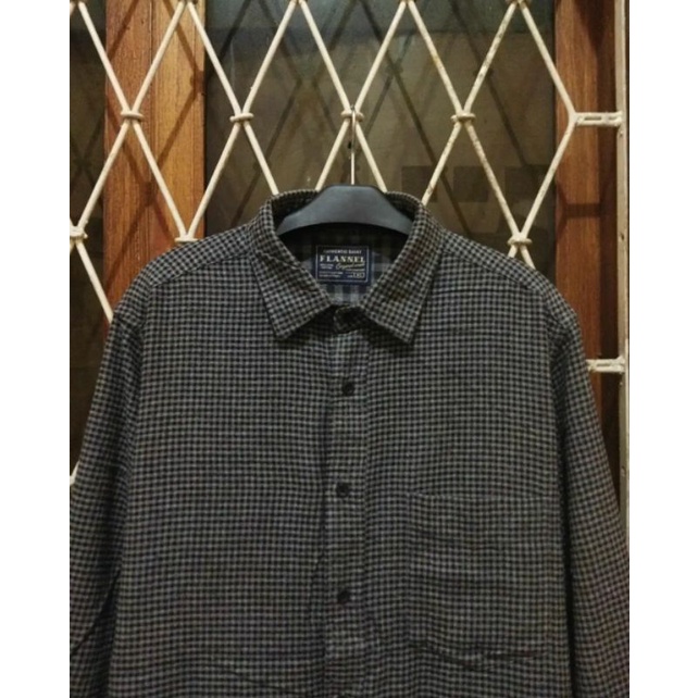 kemeja flannel uniqlo second original XL kemeja casual pria terbaik