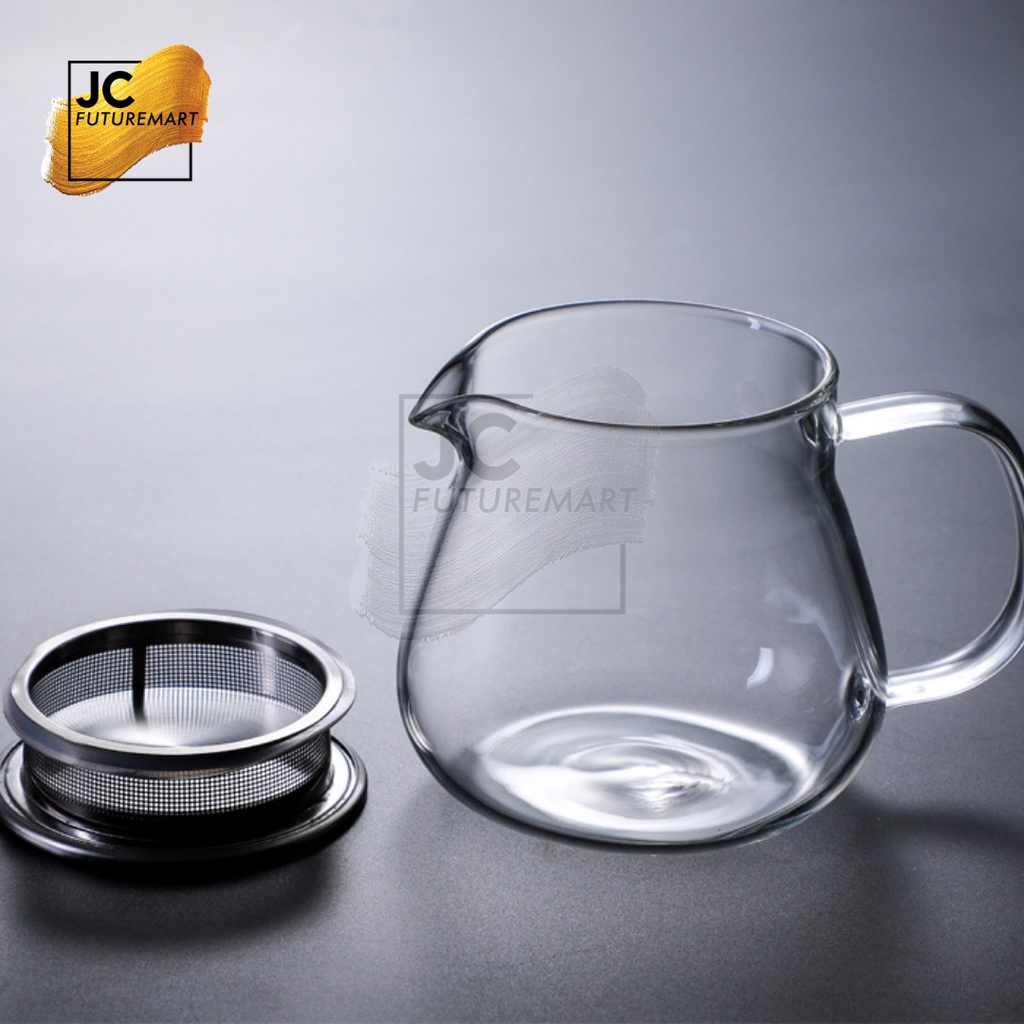 COFFEE SERVER KOPI DAN TEH 450ML TUTUP STAINLESS SARINGAN - SDN450