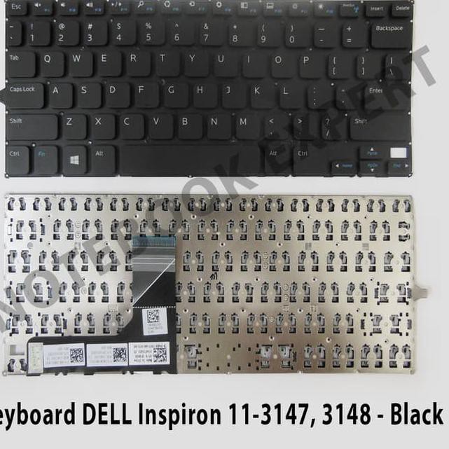 Θ (Terlaris) Keyboard DELL Inspiron 11-3147, 3148 - Black ♏