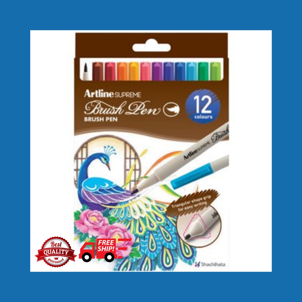 

BRUSH PEN 12 WARNA ARTLINE EPFS-F/12W